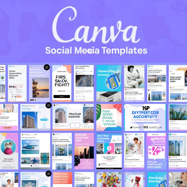 🎨 2,000+ Ready-to-Use Canva Social Media Templates